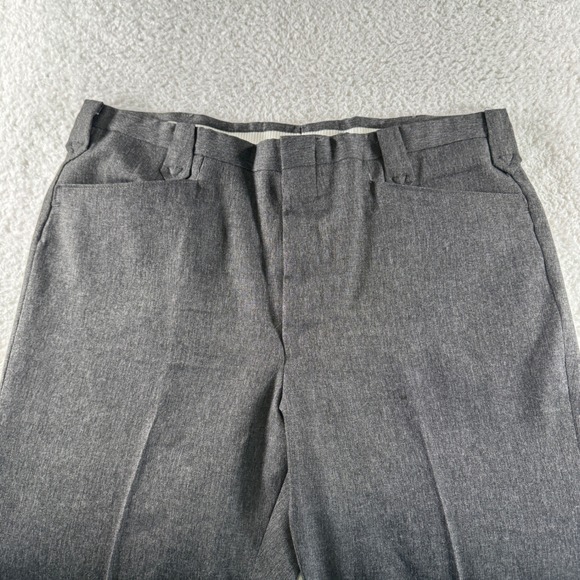 Vintage Circle S Western Cowboy Straight Leg Dress Pants Gray Polyester 38x32 - Picture 3 of 11